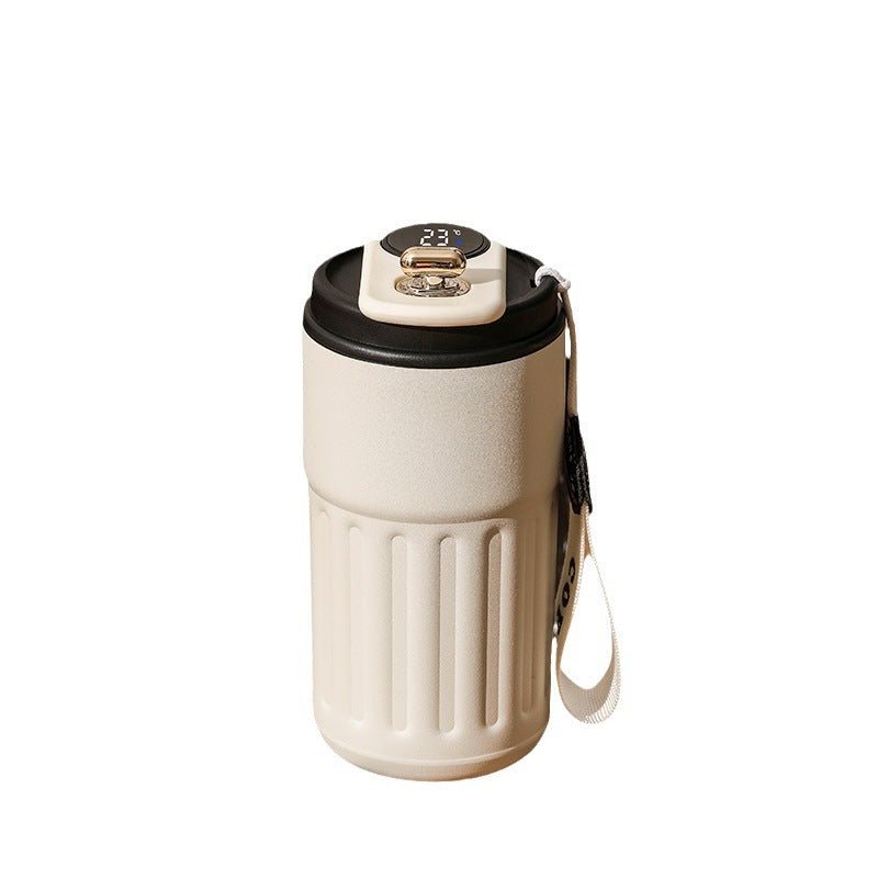 Smart Digital Thermos – Insulated Travel Mug for Hot & Cold Drinks