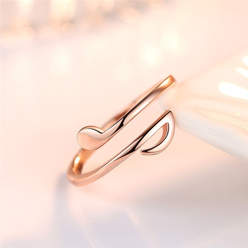 Melody of Love Adjustable Ring – A Musical Valentine's Gift