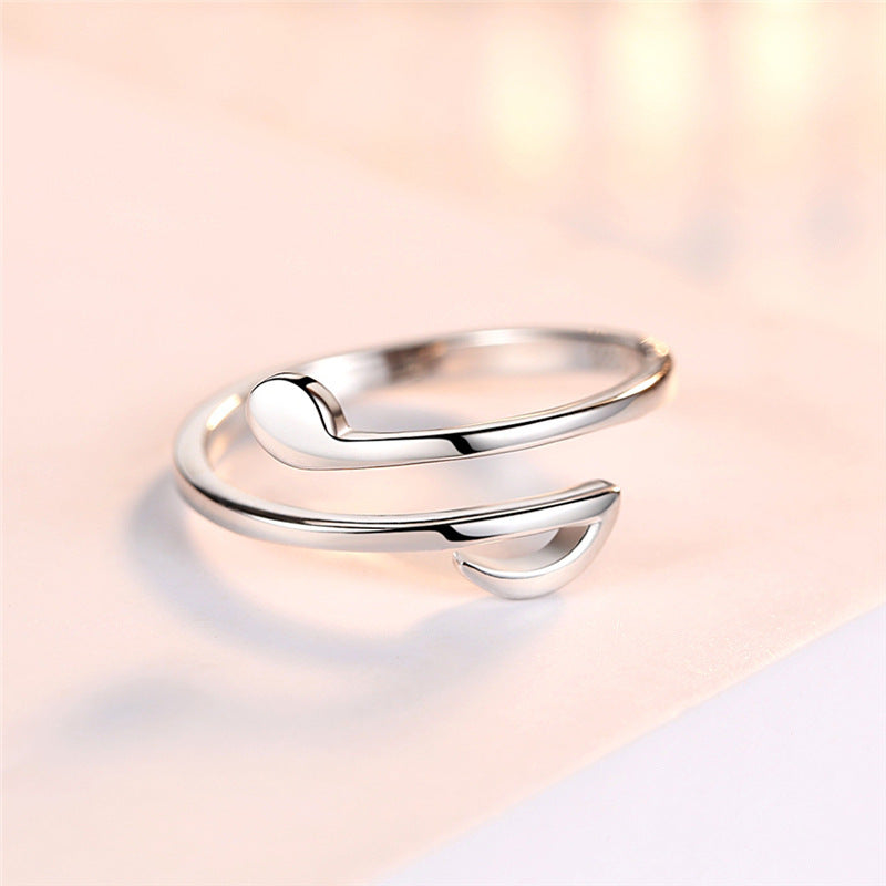 Melody of Love Adjustable Ring – A Musical Valentine's Gift