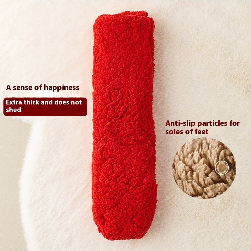 Ultra-Cozy Winter Socks: Velvet Warmth, Cute Design & Non-Slip Comfort!