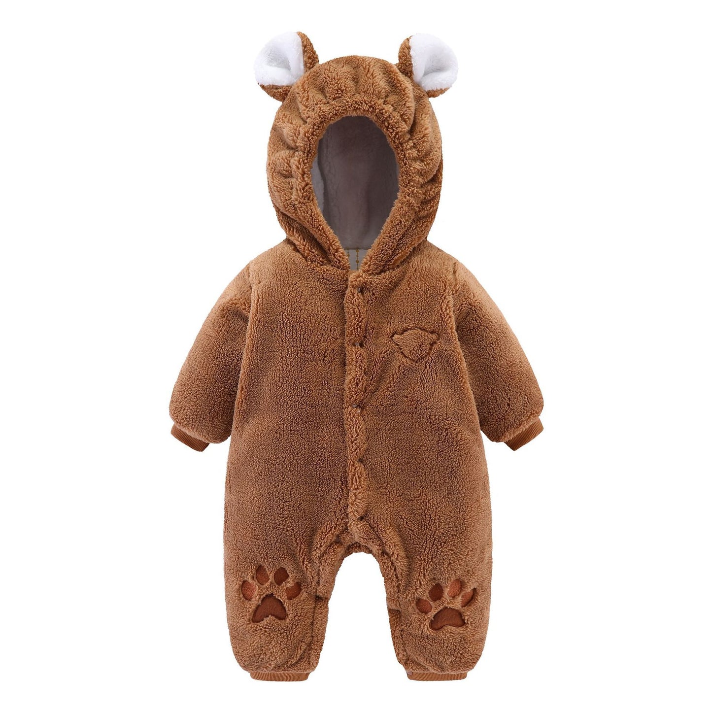 Cozy Quilted Newborn Baby Romper - Soft & Snug Onesie for Infants