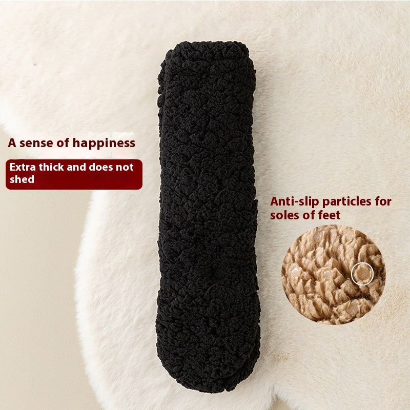 Ultra-Cozy Winter Socks: Velvet Warmth, Cute Design & Non-Slip Comfort!