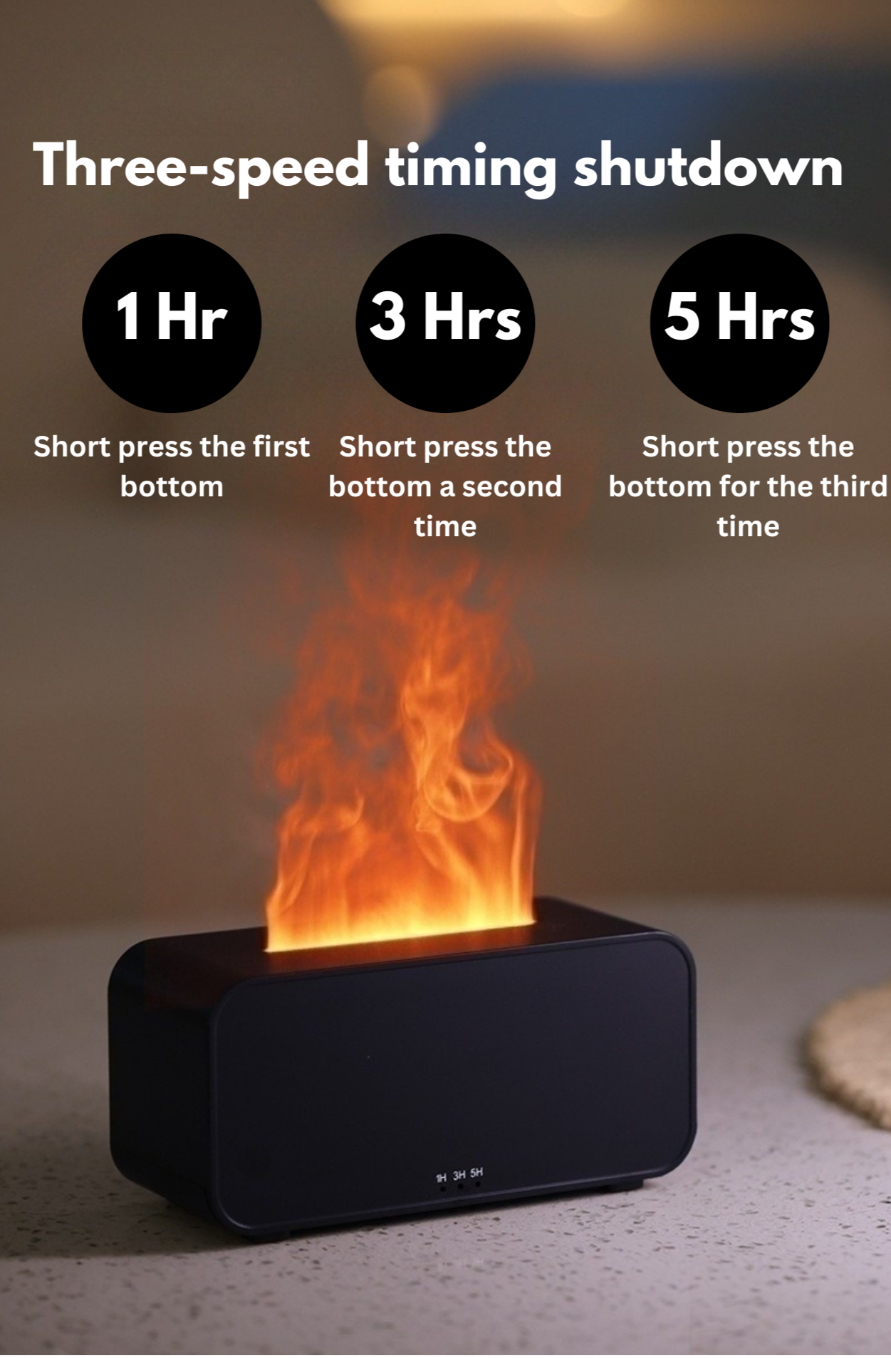 USB Aroma Diffuser & Flame Humidifier - Aromatherapy for your home