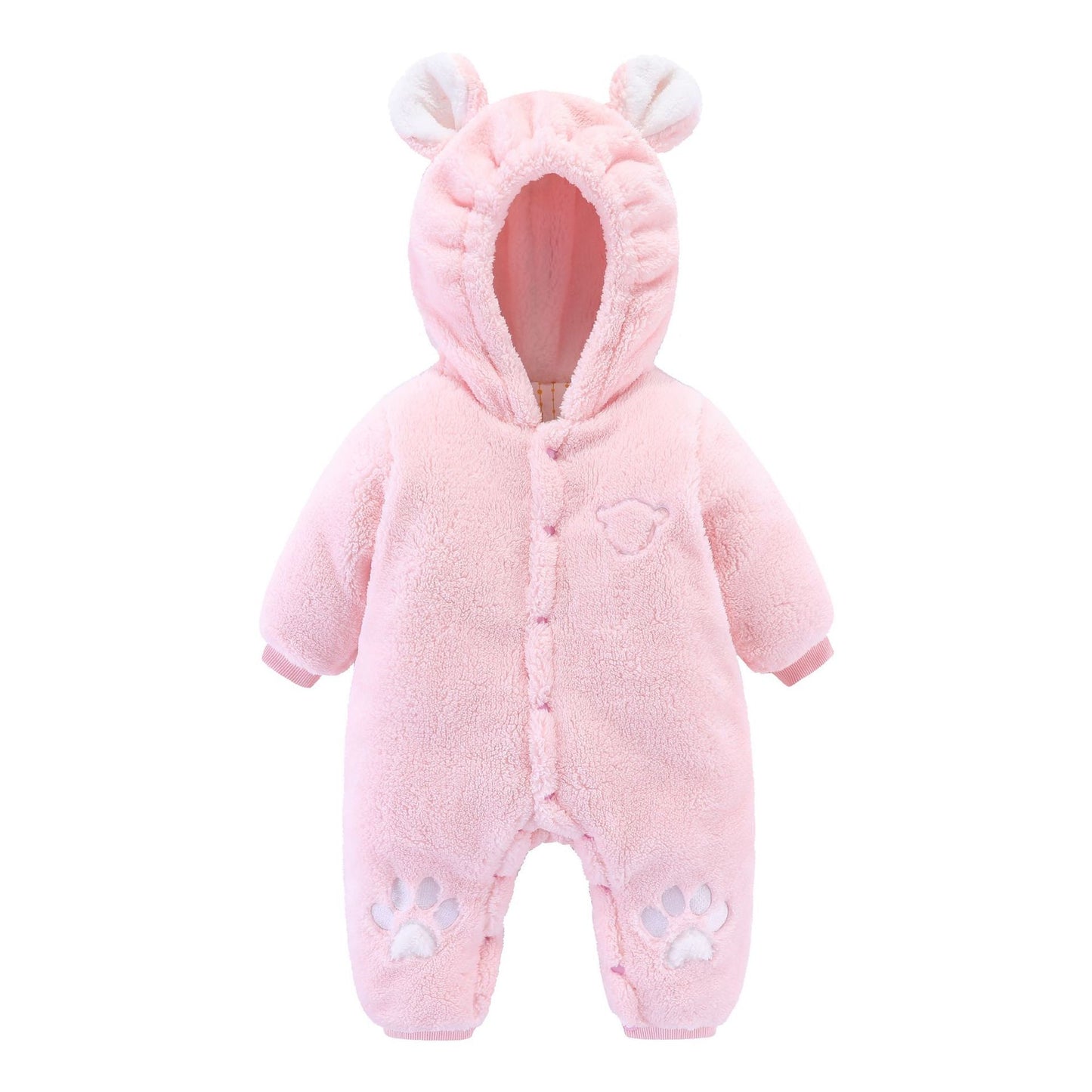 Cozy Quilted Newborn Baby Romper - Soft & Snug Onesie for Infants