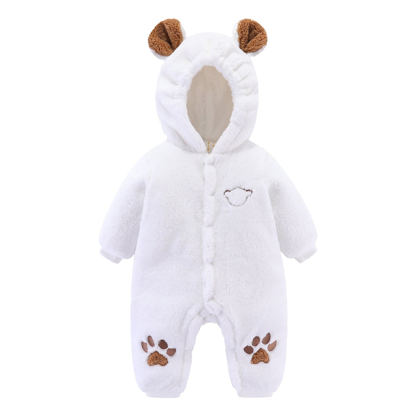 Cozy Quilted Newborn Baby Romper - Soft & Snug Onesie for Infants