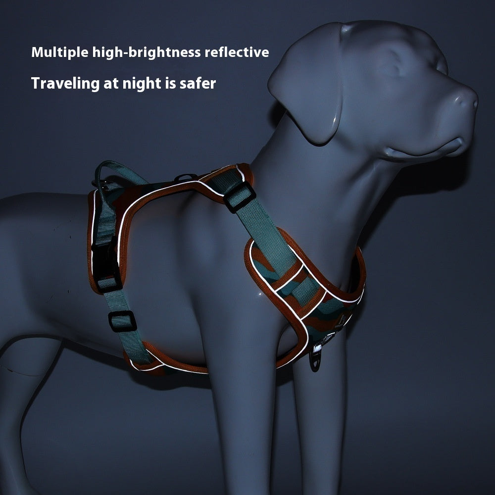 Reflective Dog Harness – Walk Safe, Stay Stylish!
