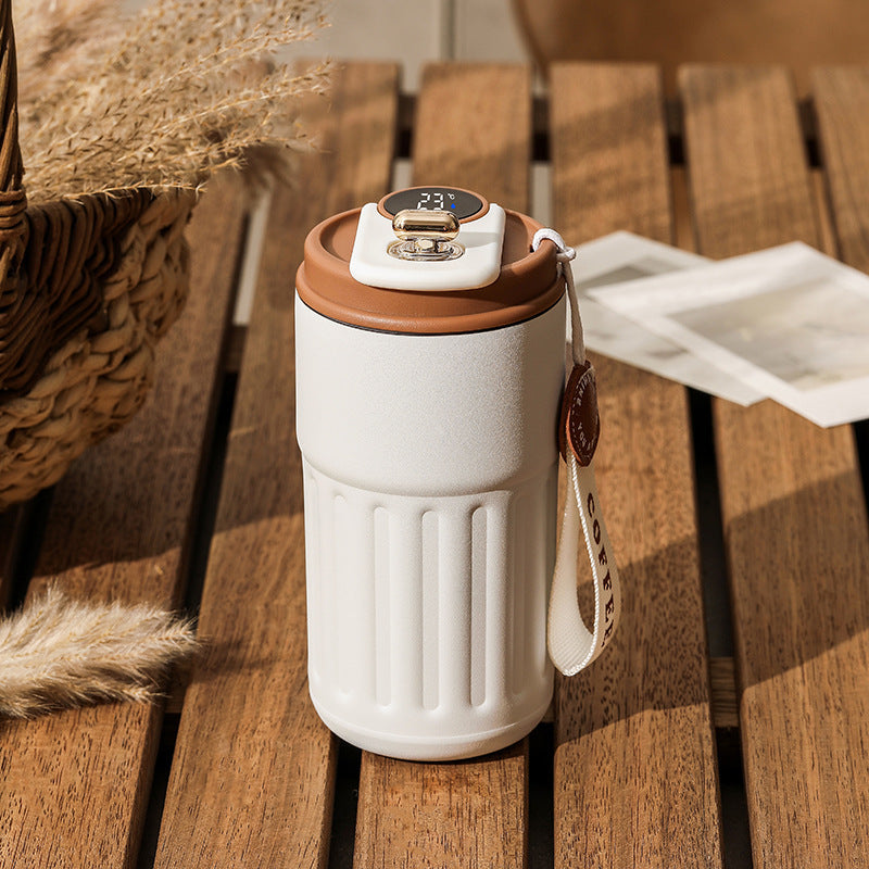 Smart Digital Thermos – Insulated Travel Mug for Hot & Cold Drinks