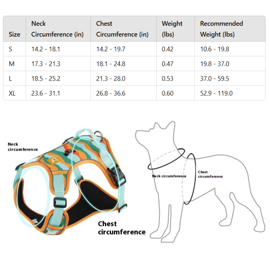 Reflective Dog Harness – Walk Safe, Stay Stylish!