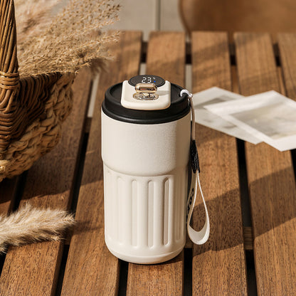 Smart Digital Thermos – Insulated Travel Mug for Hot & Cold Drinks