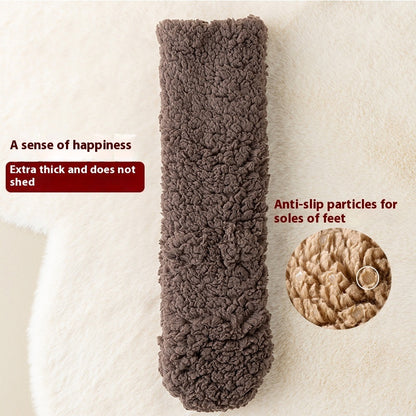 Ultra-Cozy Winter Socks: Velvet Warmth, Cute Design & Non-Slip Comfort!