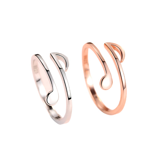 Melody of Love Adjustable Ring – A Musical Valentine's Gift
