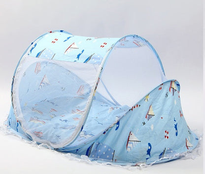Foldable Baby Bed Net With Pillow – 2-Piece Set