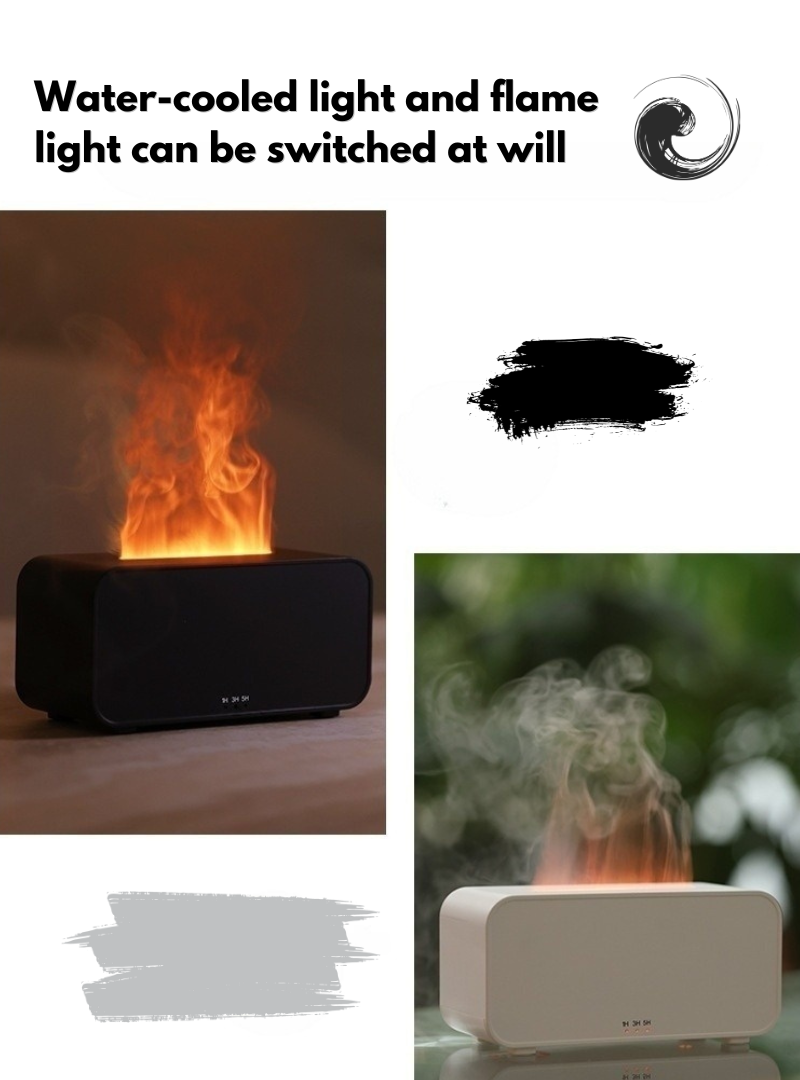 USB Aroma Diffuser & Flame Humidifier - Aromatherapy for your home