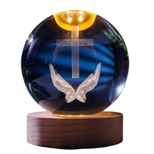 Crystal LED Prayer Lamp
