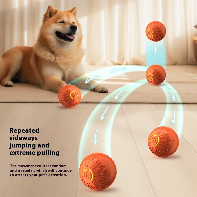Electric Jumping Ball for Dogs – Luminous Interactive Toy for Pet Training & Play
