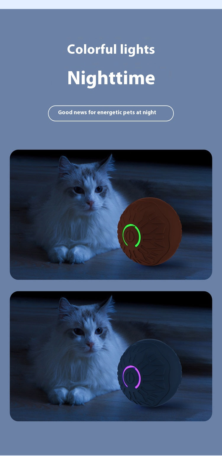 Electric Jumping Ball for Dogs – Luminous Interactive Toy for Pet Training & Play
