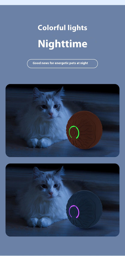 Electric Jumping Ball for Dogs – Luminous Interactive Toy for Pet Training & Play