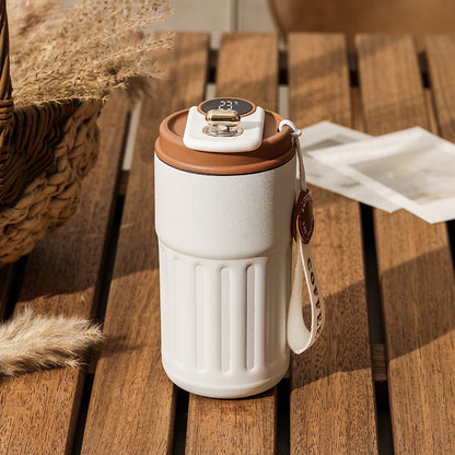 Smart Digital Thermos – Insulated Travel Mug for Hot & Cold Drinks