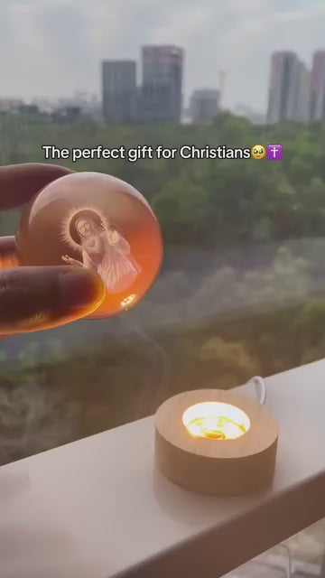 Crystal LED Prayer Lamp
